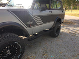 GRC Scout II Square Side Bars - Black Powder Coated